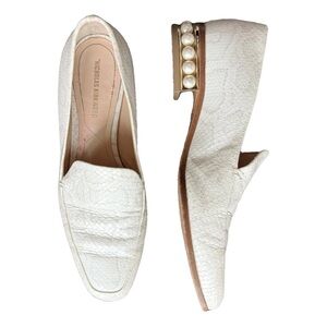 Nicholas Kirkwood Crocodile Leather Casati Mule with Embellished Pearl Heel